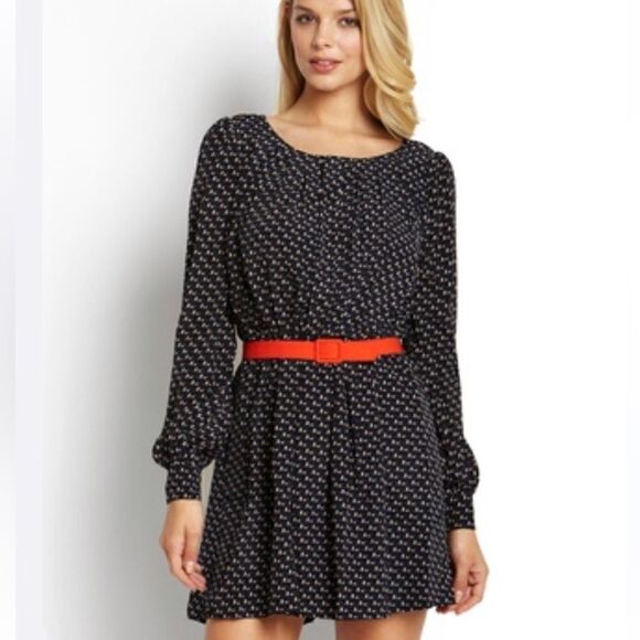 Ark & Co Horse Print Ling Sleeve Mini Dress - Picture 7 of 7